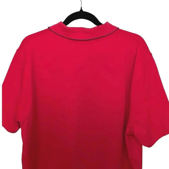 Rhône Men’s Outdoor Stretch Golf Performance Polo Red Size Large - Picture 4 of 6